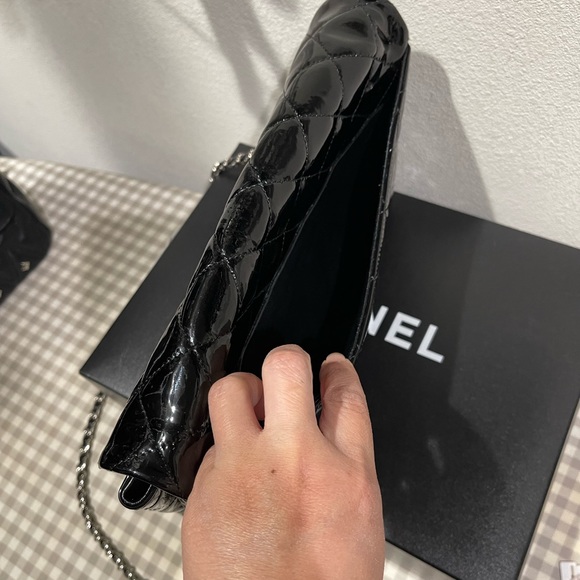 Authentic Chanel Patent Clutch
(Price is firm) - Picture 4 of 7
